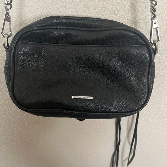 Rebecca Minkoff 100% Genuine Leather Black Crossbody Bag - Picture 2 of 10